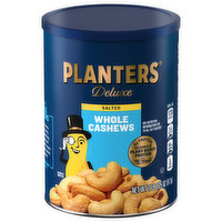 Planters Deluxe Cashews, Whole, Salted, 18.25 Ounce