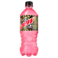 Mtn Dew Soda, Zero Sugar, Major Melon, 20 Fluid ounce