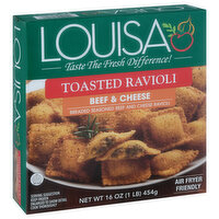 Louisa Toasted Ravioli, Beef & Cheese, 16 Ounce