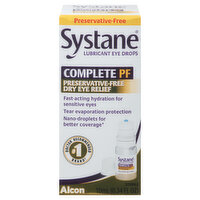 Systane Lubricant Eye Drops, Complete PF, 0.34 Fluid ounce