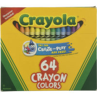 Crayola Crayon Colors, Nontoxic, 64 Each