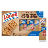 Lance® Baked with Whole Grain Peanut Butter Sandwich Crackers, 15.1 Ounce