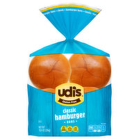Udi's Hamburger Buns, Gluten Free, Classic, 10.4 Ounce