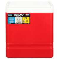 Igloo Legend 24 Cooler, Red, 17 Quart, 1 Each