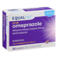 Equaline Omeprazole, 20 mg, Delayed Release Tablets, 1 Each