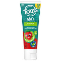 Tom's of Maine Toothpaste, Fluoride, Kid's, Silly Strawberry, 5.1 Ounce