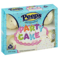 PEEPS Marshmallow Chicks, Party Cake, 10 Each