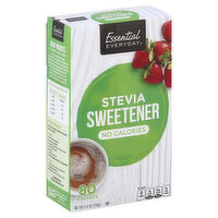 Essential Everyday Sweetener, No Calories, Stevia, Packets, 80 Each