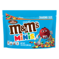 M&M's Chocolate Candies, Milk Chocolate, Minis, Sharing Size, 10.1 Ounce