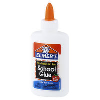 Elmers School Glue, Washable, No Run, 4 Ounce