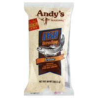 Andys Seasoning Fish Breading, Yellow, 10 Ounce