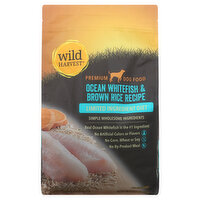 Wild Harvest Dog Food, Premium, Ocean Whitefish & Brown Rice Recipe, Adult, 56 Ounce