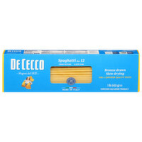 De Cecco Spaghetti, No. 12, Bronze Drawn, Slow Drying, 1 Pound