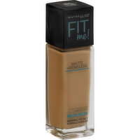 Maybelline Fit Me Foundation, with Clay, Matte + Poreless, Sun Beige 310, 1 Ounce