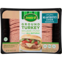 JENNIE-O TURKEY STORE Jennie-O® 93% Lean/7% Fat Fresh All-Natural Ground Turkey 16 oz. Tray, 1 Pound