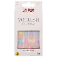 Kiss Fantasy Nails, Medium, Voguish, 28 Each