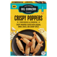 Del Corazón Crispy Poppers - Chicken & Cheese, 7 Ounce