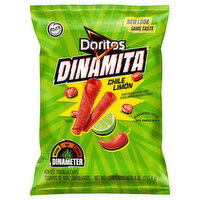 Doritos Dinamita Tortilla Chips, Rolled, Chile Limon, Hot, 4 Ounce
