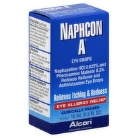 Alcon A Eye Drops, Eye Allergy Relief, 0.5 Ounce