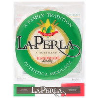 La Perla Tortillas, Handmade Locally, 6 Inch, 12 Each