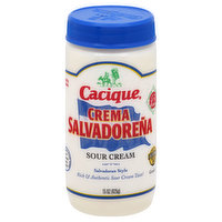 Cacique Sour Cream, Salvadoran Style, 15 Ounce