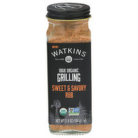 Watkins Rub, Organic, Sweet & Savory, Grilling, 3.6 Ounce