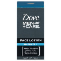 Dove Men+Care Face Lotion, Hydrate+, 1.69 Fluid ounce