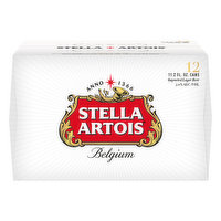 Stella Artois Beer, Lager, Imported, 12 Each