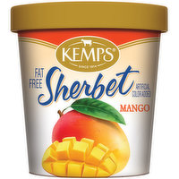 Kemps Mango flavored sherbet, 16 Ounce