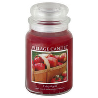 Village Candle Candle, Crisp Apple, Premium Jar, 1 Each