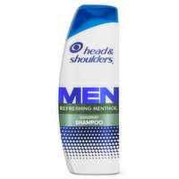 Head & Shoulders Mens Dandruff Shampoo, Refreshing Menthol, 12.5 oz, 12.5 Ounce