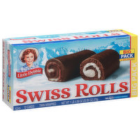 Little Debbie Cakes, Swiss Rolls, Big Pack, 12 Each
