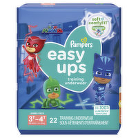 Pampers Easy Ups EASYUP 3T4T JUMBO BOY 3/22, 22 Each