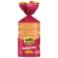 Udi's Bagels, Gluten Free, Cinnamon Raisin, Soft & Chewy, 5 Each