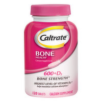 Caltrate Bone Health, 600+D3, 120 Each