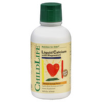 ChildLife Light Calcium, with Magnesium, Natural Orange Flavor, 16 Ounce