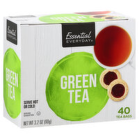 Essential Everyday Green Tea, Tea Bags, 40 Each