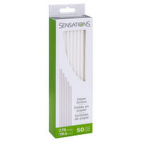 Sensations Straws, Paper, 50 Each