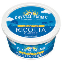 Crystal Farms Cheese, Low Fat, Ricotta, 15 Ounce