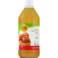 Wild Harvest Vinegar, Organic, Apple Cider, Unfiltered, 16 Ounce