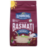 Lundberg Family Farms White Rice, Organic, Basmati, 32 Ounce