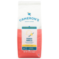 Cameron's Coffee, Ground, Light Roast, French Vanilla, 12 Ounce