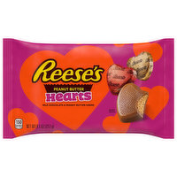 Reese's Peanut Butter Hearts, Milk Chocolate & Peanut Butter, 9.1 Ounce