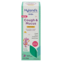 Hyland's Naturals Cough & Mucus, Daytime, Kids, Natural Grape Flavor, 4 Fluid ounce