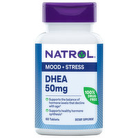 Natrol DHEA, 50 mg, Tablets, 60 Each