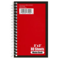 Norcom Memo Book, 80 Sheets, 1 Each