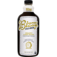 Bizzy Premium Coffee, Organic, Light Roast, Unsweetened, Cold Brew, 48 Fluid ounce