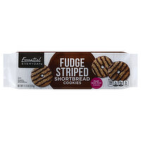 Essential Everyday Cookies, Fudge Striped, Shortbread, 11.5 Ounce