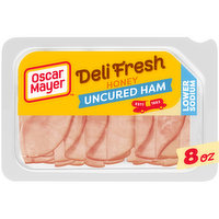 Oscar Mayer Honey Uncured Ham Sliced Lunch Meat with 27% Lower Sodium, 8 Ounce