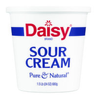 Daisy Pure & Natural Pure & Natural Sour Cream, 24 Ounce